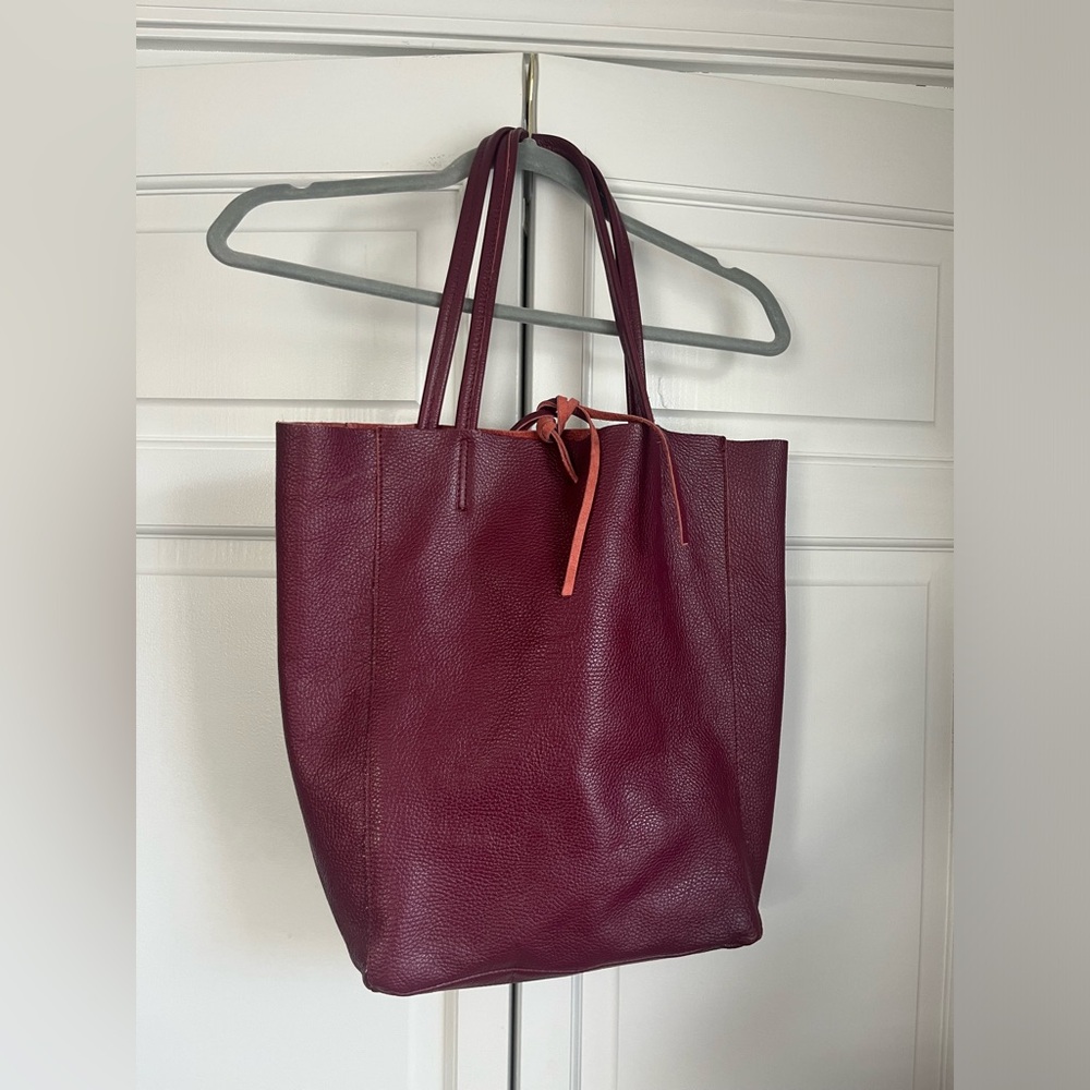 Genuine Italian leather tote Bag